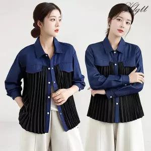 [헬리꽁땡 ]퓨린 플리츠 테널 셔츠