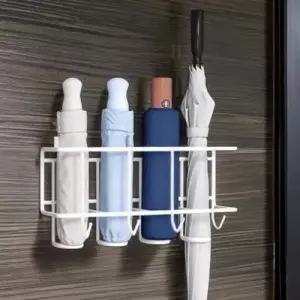 현관 우산 거치대 철제 문 부착 꽃걸이 감성 디자인 WFHYNB2