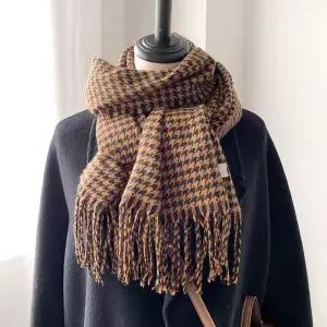 이사랑통역되나요 4회 김선호 주호진 브라운 하운드투스 체크 목도리 머플러