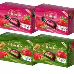 (시즌한정 초콜릿 세트)프리미엄 가나 트리플베리 68g 2개+ 프리미엄 가나 말차베리 68g 2개