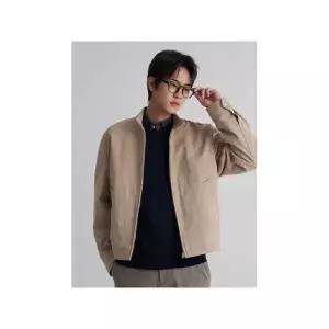 [국내 매장품] 에잇세컨즈 8SECONDS 인조 스웨이드 헤링턴 자켓 재킷 베이지 (21593ZCY1A) 210594