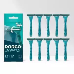 [모두쇼핑]도루코터치3면도기1P_10개입 면도기 면도날 쉐이빙 날면도기 세면용품