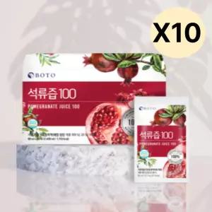 보뚜 석류즙 100 석류주스 건강즙 폴리페놀 30포 X10 BNA