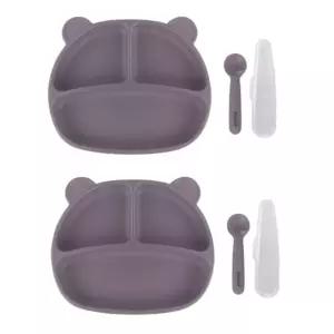 베베락 포네르 유아식 실리콘 흡착 식판 레드빈 2개 BNA