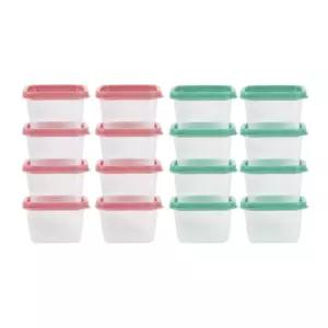 베베락 엘파 큐브 이유식 간식 소분 용기 휴대용 16P BNA