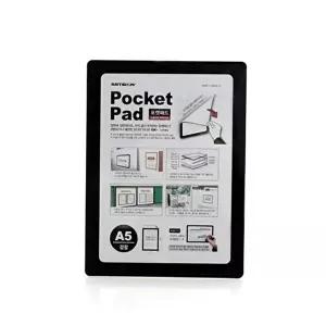 고품질 B포켓패드 A5 검정 붙였다 떼었다 안내판 부착판 스케쥴표 WFHU1GG