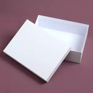 스페셜 모던 선물상자 2p세트(25x17.5cm) (화이트)종이 포장부자재 초콜릿 사탕 박스