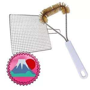 고품질 B일본마트상품 석쇠 불판 세척용 쇠솔 세척솔 청소솔 청소브러쉬 WFHU211