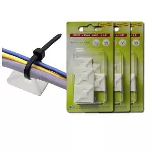 고품질 B전선 케이블 타이 고정용 마운트 15개 DIY철물 고정마운트 철물 WFHU228