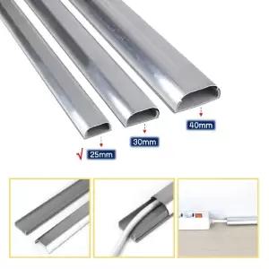 알루미늄 몰딩(25mm) 1M 3p 덮개분리 배선정리 사무실 사무실전 전선 전도구