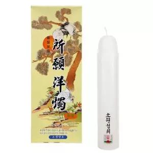 하심 소원 양초(6000호 2개입)제사 제수 초 소원초 일반초 다용도초 다용도 절양초