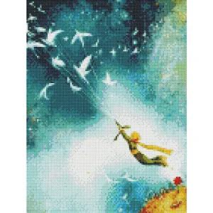 하모니아트 보석십자수 30x40 어린왕자2비즈공예 캐릭터 장식 집콕 액자 취미생활 인테리어