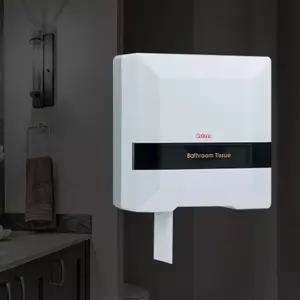 점보롤 케이스 업소용 휴지 걸이 디스펜서 화이트화장지 롤스펜서 롤케이스 대용량지 롤걸이 롤원형