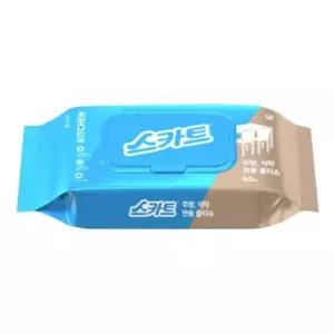 스카트 주방 식탁 전용티슈 캡형 40매 x 4개세정제 다용도 다목적 청소용 물걸레 물걸레포