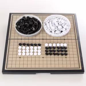 자석 바둑판 오목판 바둑알 휴대용 오목게임 29cm영 보드 장기판세트 종합 접이식 용게임 오묵 즐기는 문방