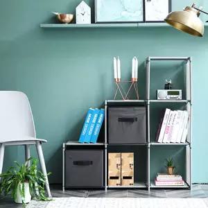 누구나 쉽게 조립하는 105 x 30 107 SIZE 6단 선반수납 수납장 정리 식반 형반 옷방 창고 원단 프레임 오픈