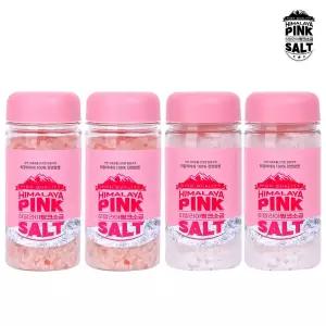 히말라야 핑크소금 선물세트10호 4P 400gX4개입 집들이 돌잔치답례품 칠순 사은품 판촉물 단체 교회 김장용