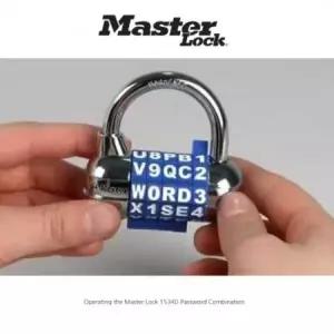 마스터락 1534D 넘버 열쇠 색상 랜덤고리자물쇠 비밀번호 다이얼 번호키