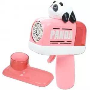 동물 비누방울 자동 버블건 + 용액 50ml 원액 10ml x 2p 거치대 분홍 8504건 놀이 도구 어린이 비눗 비눗장