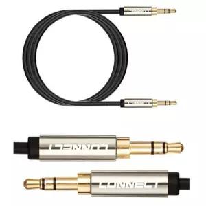 동선금도금 AUX케이블 오디오 앰프 1m 음향 음성 연주용 기타 음향잭 연결 일렉 전기 악기소품