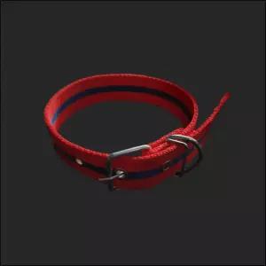 개목줄 PP 특대 30mm 빨강 대형 중형 넥밴드 나일론 애완견 개줄 목걸이강아지목 반려견목 애견목 산책 개