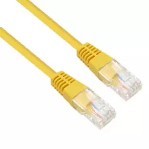 NETmate CAT.6 UTP다이렉트 케이블옐로우 20m컴퓨터인터넷 렌케이블 랜케이블 연장 랜선 다이랙트 연결 컴