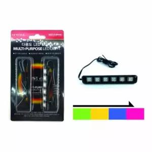 오토바이 6구 LED 무빙 싸이키 3색램프 라이트 바이크 싸이 6구LED