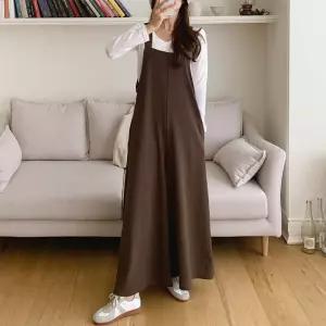 다솜결 여성 빅사이즈 점프수트 멜빵바지 캐주얼룩여자정장슈트 여름