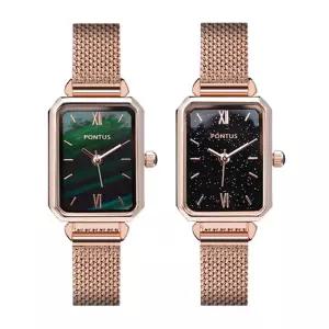 PO-1049A 여성 메탈시계체인 손목 팔찌 스타일 시계 예쁜