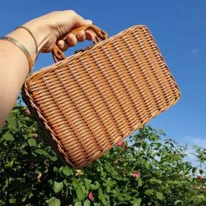빈티지 감성 피크닉 바구니바구니백 가방 소풍 토트백 라탄