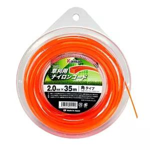 카마 일제 예초기 줄날 나일론 끈날 액세서리 사각형 충전용 KAMA103 2.0mm 1EA잔디깎는 잡초제거기 칼날