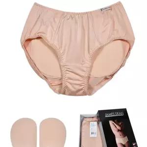 (제임스딘) 힙업 라인 탈착패드 여성 미디 뽕팬티엉덩이볼륨 엉덩이뽕 뽕팬티 삼각 여자삼각 속옷 엉뽕