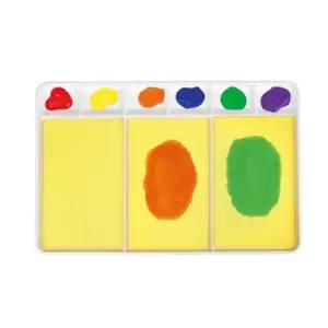 아트 파레트 3칸(롤러용 멀티형)어린이 팔레트 미술놀이 물감 스펀지패드 도구