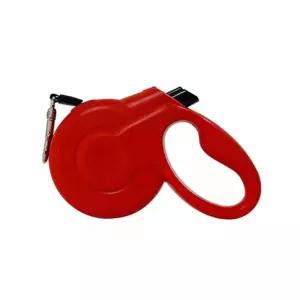 (피다) 심플 자동줄 레드 XS 1+1 행사강아지리드 강아지목 개줄 산책 꼬임방지반려견줄 애견 견외출용품 견