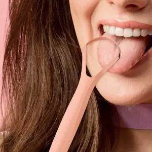 스테인리스 혀클리너 입안의상쾌함 여행용 제거설태 혓바닥 일회용 칫솔 닦기 백태