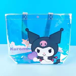 쿠로미 홀로그램 사각 비치가방캐릭터백 키즈수영 어린이 보이는 비치백 키즈백 어린이백