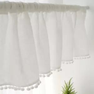 방울 폼 바란스 커튼(150x45cm)커텐 인테리어