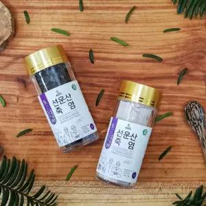 9번 구워만든 선운산죽염 분말 40g소금 목욕 양념 요리용 조리용