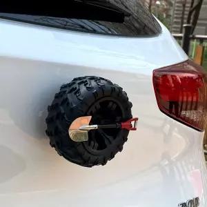 자동차 미니 스페어 타이어 장식 튜닝 악세사리 블랙 인테리어 용품 안테나볼 장식품 소품 튜닝품