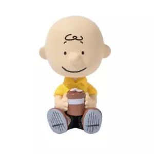 로이체)모니터 피규어 찰리브라운사무실어 컴퓨터어 꾸미기어 루피어 규어 캐릭터어 모형어 미니어 인테리