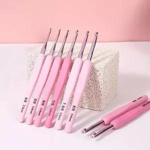 DIY 코바늘 8종 + 쪽가위 파우치 세트 뜨개질 질바늘