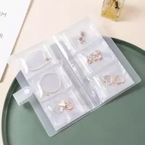 악세서리 포켓북(84칸)+개별파우치(80장)귀걸이수납 팔찌 반지 여행용악세사리 휴대용보관 주얼리함 부자재