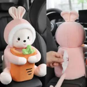 차량용 인형 휴지걸이 티슈케이스정리용품 내부꾸미기 용정리 자동실내 자동인테리어 자동 용티슈 자동통