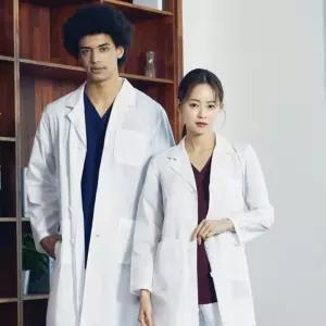 2종 1개 TC45수 영양사가운 실습실 의사 한의관리사 연구실 미용사 랩실험실 흰가운 단체 의사복