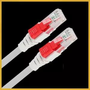 랜 케이블 랜선 통신 인터넷 락 KW CAT.6A STP 2m 연결 노트북 LAN 렌케이블