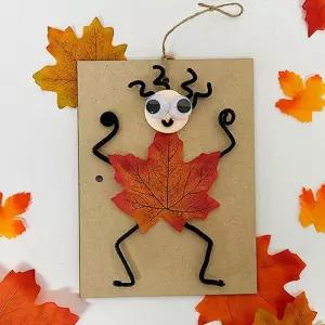 초등저 가을 낙엽 요정 만들기 4인세트유치원미술 아이 공부 감각향상 활동