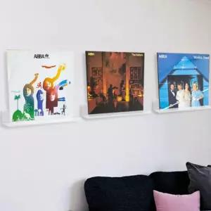 LP 벽 거치대 레코드판 전시 정리 2개LP CD 2개입 세트 아크릴 걸이형 전시대 수납장 보관대 진열대 앨범