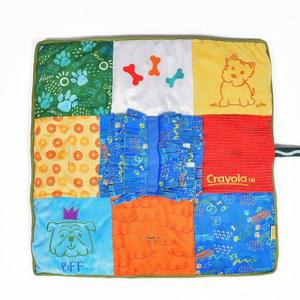 [포르르] 애완동물용 크레욜라 강아지 스너플 매트 & 퍼즐 장난감 - 삐걱거리는 소리가 나는 반려견을 위한 간식 숨기기 놀이 정신 자극을 반려견 강화