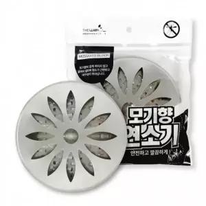 ( )더웰 모기향연소기 거치대 받침대 케이스 뚜껑있는 블랙포장