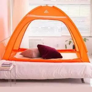 사용하는 겨울 따뜻하게 3-4인용 난방용품 방풍 방한 양문 단열 난방텐트 우풍 추운
